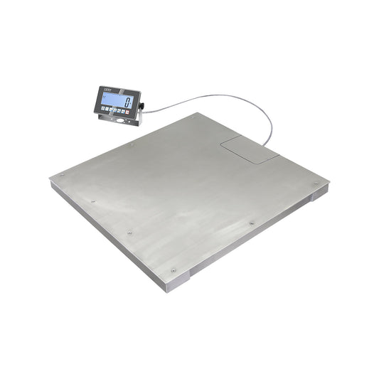 IoT-Line floor scale BXC, max. weighing range 3000 kg, scale division 1000 g, W 1500 mm.