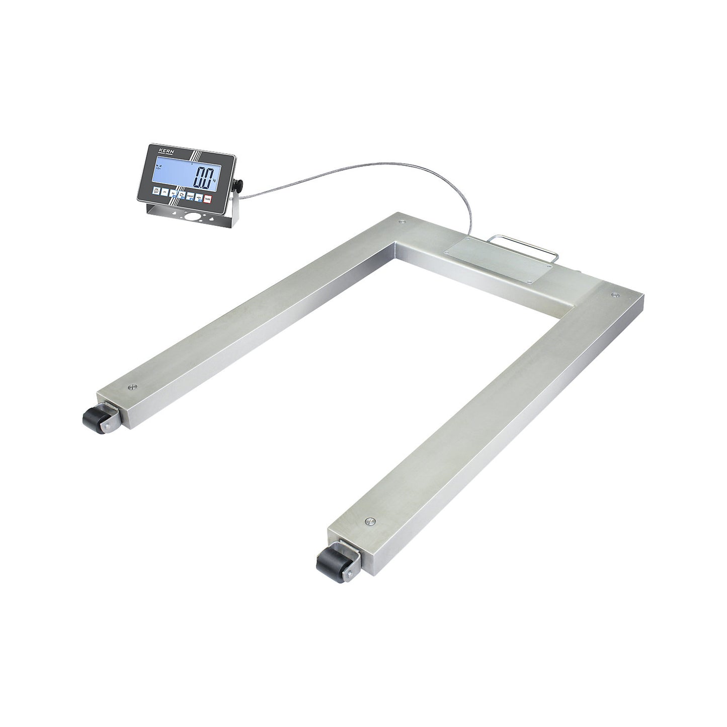 IoT-Line UXC pallet scale, max. weighing range 1500 kg, scale division 500 g.