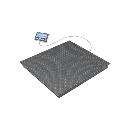 IoT-Line floor scale BFC, steel, weighing range up to 6000 kg, 1500 x 1500 mm.