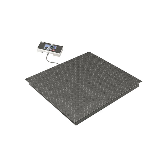 BIC floor scale, steel, weighing range up to 300/600 kg, 1200 x 1500 mm.