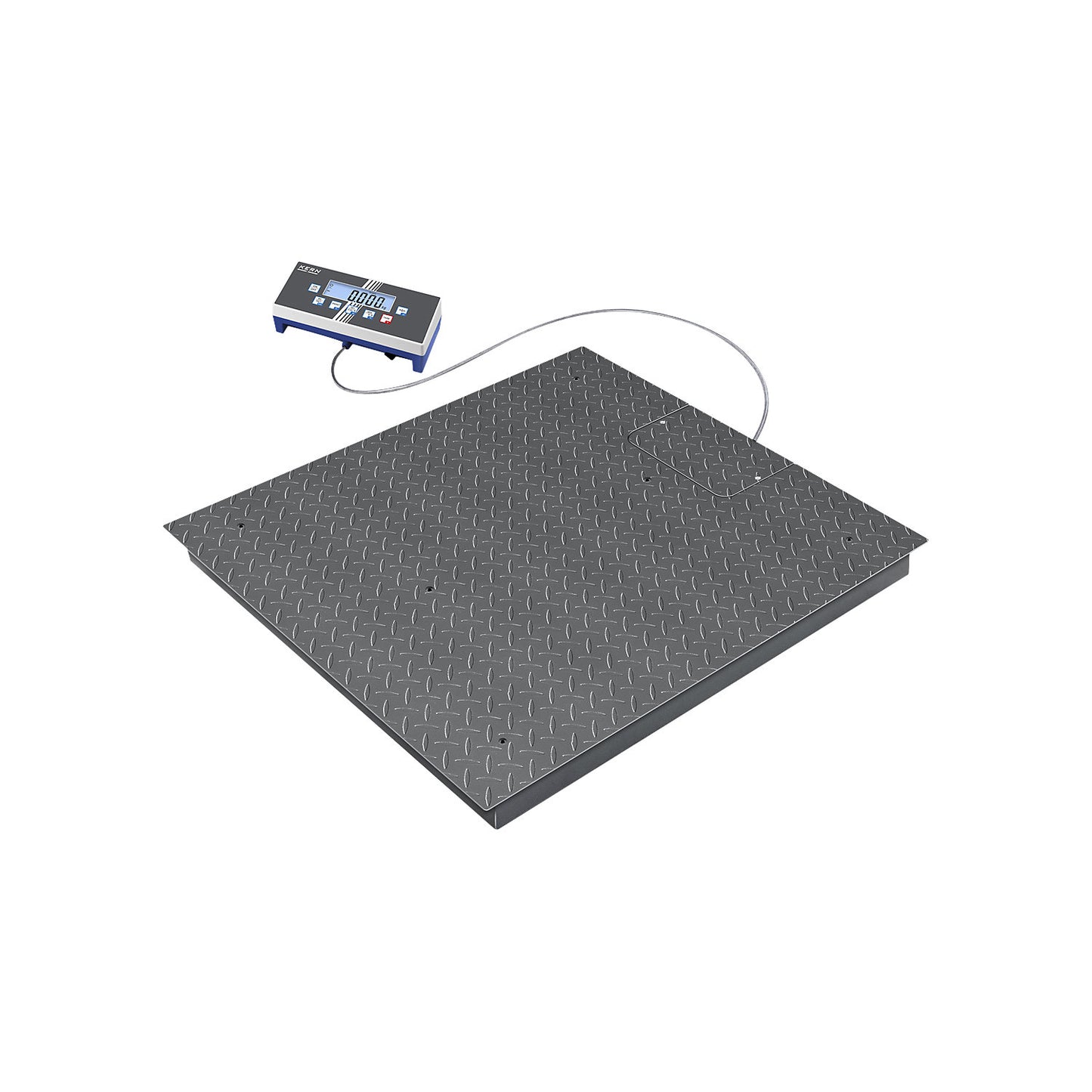 BID floor scale, steel, weighing range up to 3000 kg, 1200 x 1500 mm.