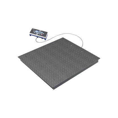 BID floor scale, steel, weighing range up to 3000 kg, 1200 x 1500 mm.