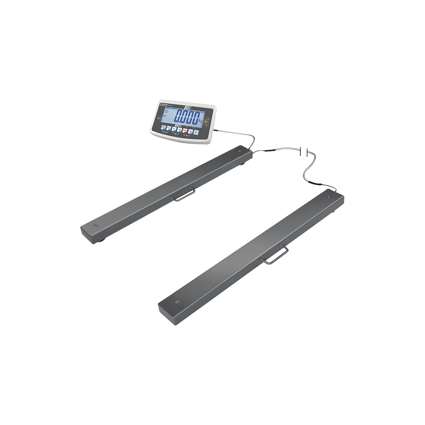 UFA weighing beam, steel, weighing range up to 6000 kg, 1200 x 160 mm.