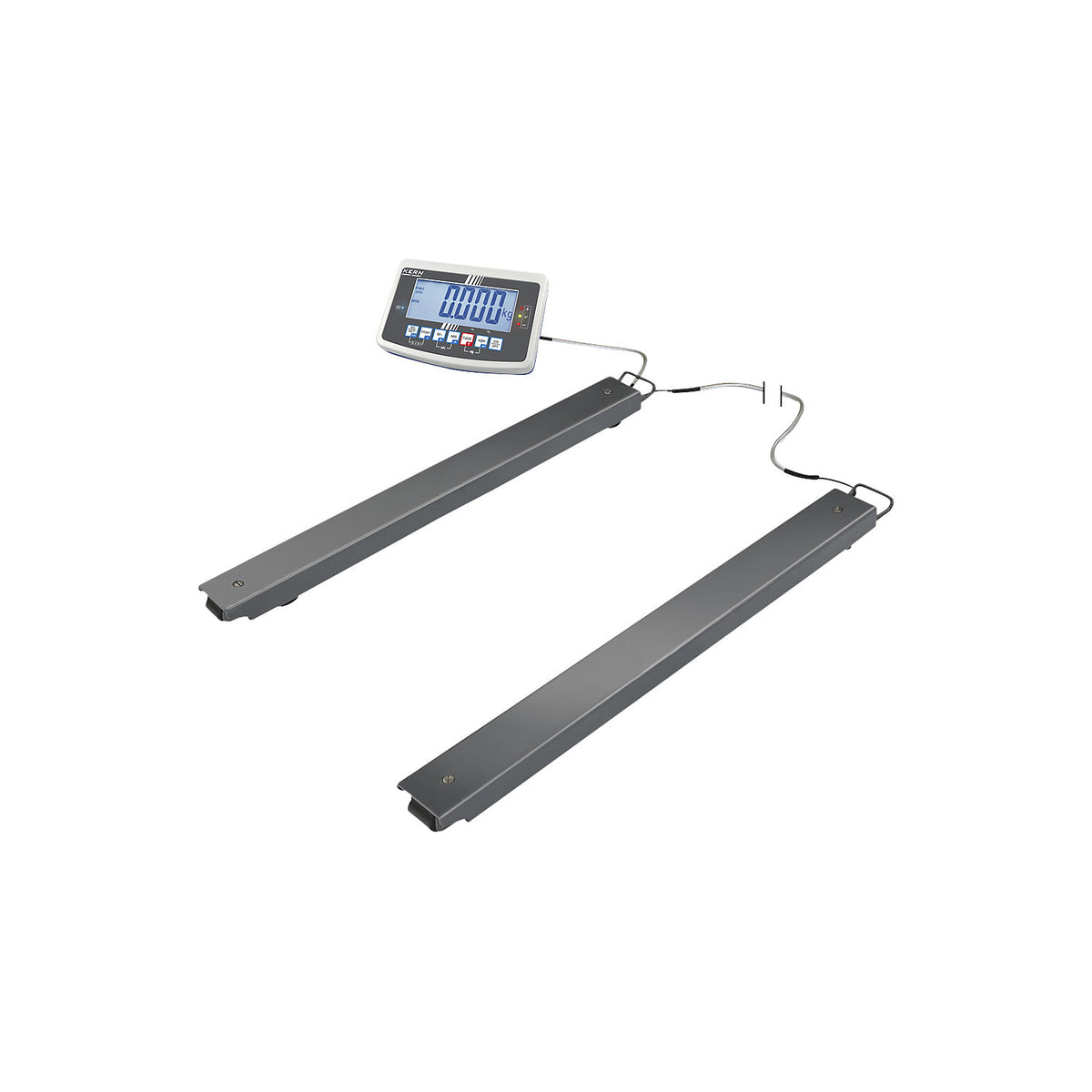 UFA weighing beam, steel, weighing range up to 6000 kg, 2000 x 160 mm.