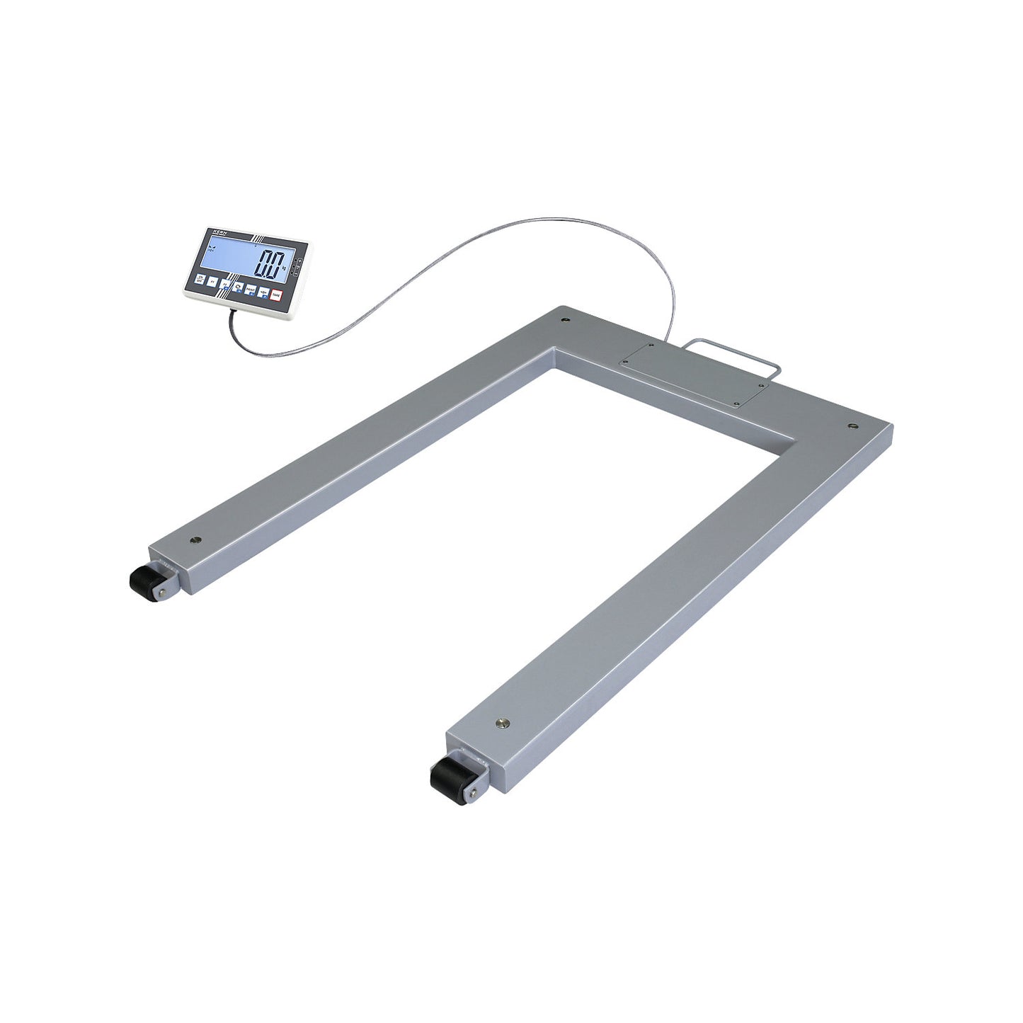 IoT-Line UFC pallet scale, steel, weighing range up to 1500 kg, 1190 x 840 mm.