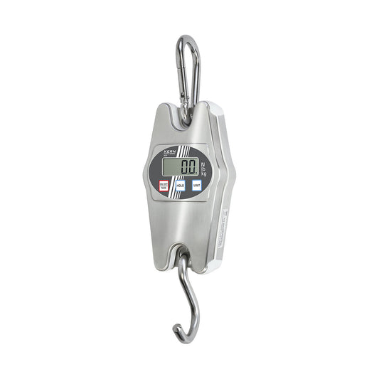 HCN suspension scale, stainless steel, weighing range up to 200 kg, read-out accuracy 500 g.