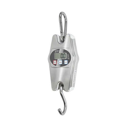 HCN suspension scale, stainless steel, weighing range up to 50 kg, read-out accuracy 100 g.