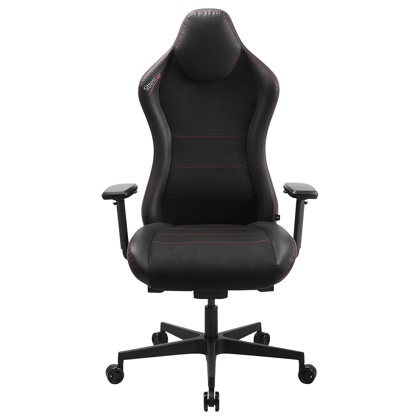 SITNESS RS X office chair, with arm rests, vinyl, black.