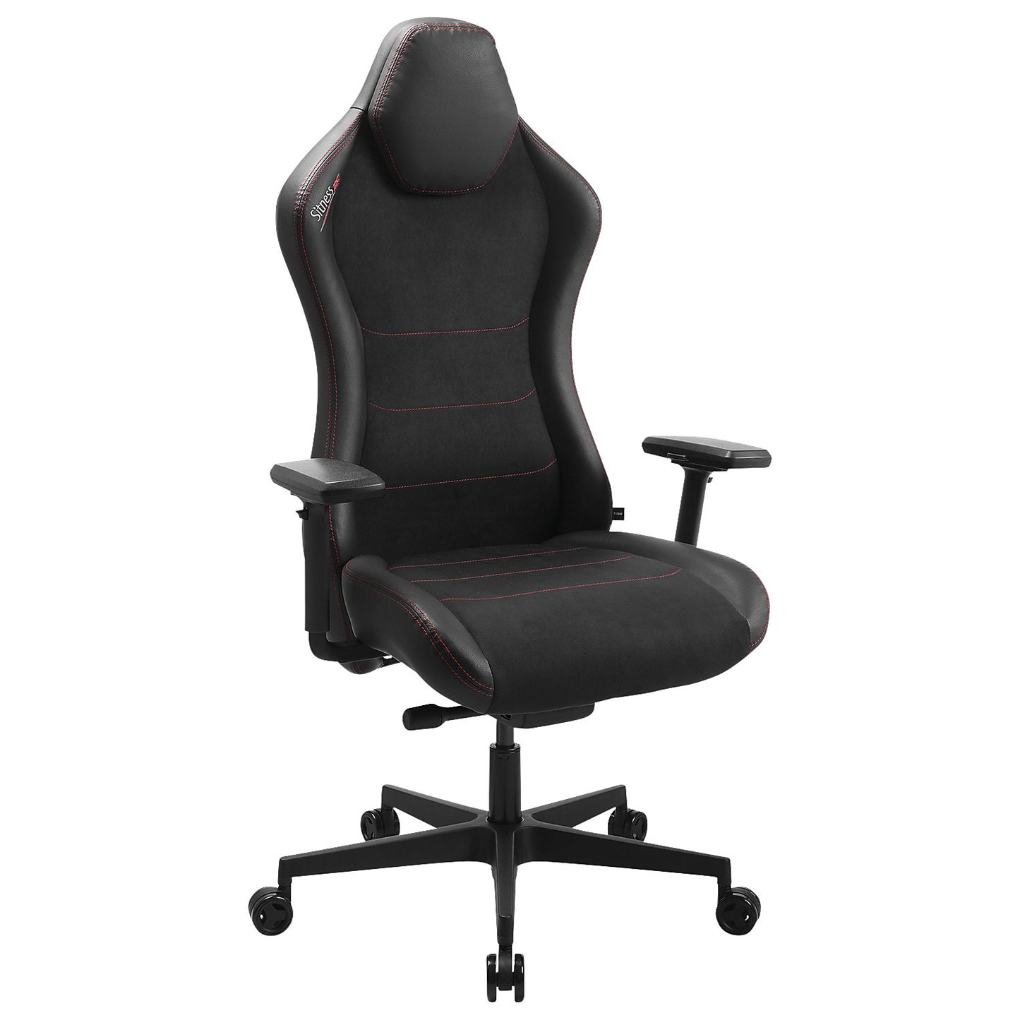 SITNESS RS X office chair, with arm rests, vinyl, black.