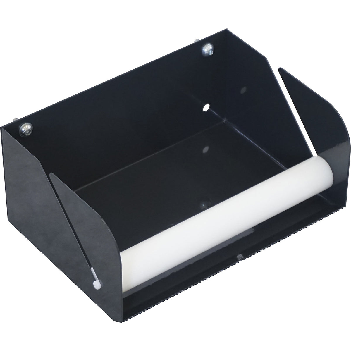 Paper roll holder, for perforated panel, paper roll width up to 270 mm, charcoal.