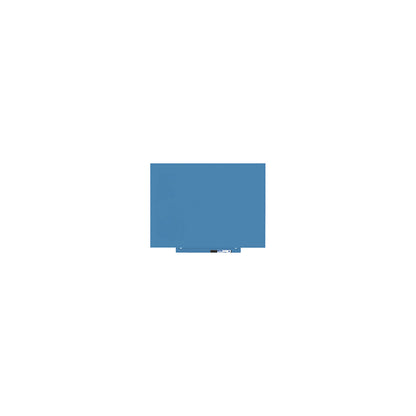 Skincolor whiteboard, BASIC version - sheet steel, painted, WxH 750 x 550 mm, pastel blue.