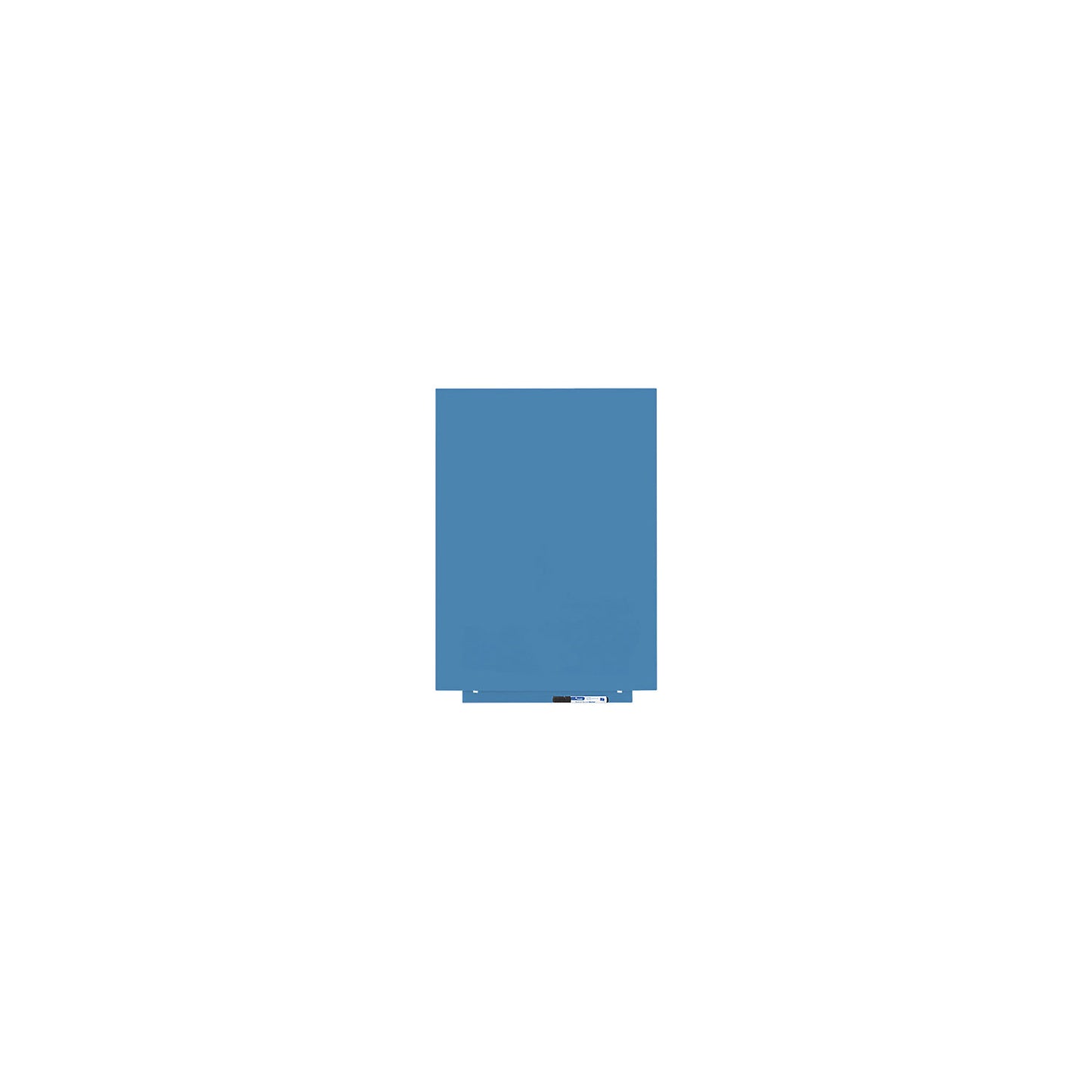 Skincolor whiteboard, BASIC version - sheet steel, painted, WxH 750 x 550 mm, pastel blue.
