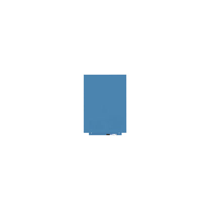 Skincolor whiteboard, BASIC version - sheet steel, painted, WxH 750 x 550 mm, pastel blue.