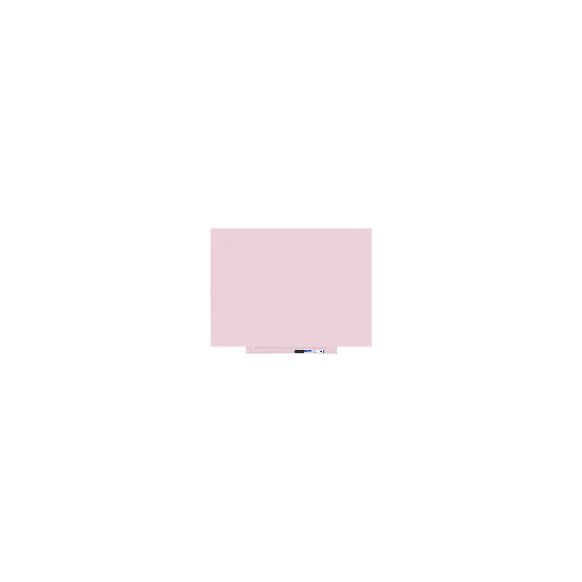 Skincolor whiteboard, BASIC version - sheet steel, painted, WxH 750 x 550 mm, pink.