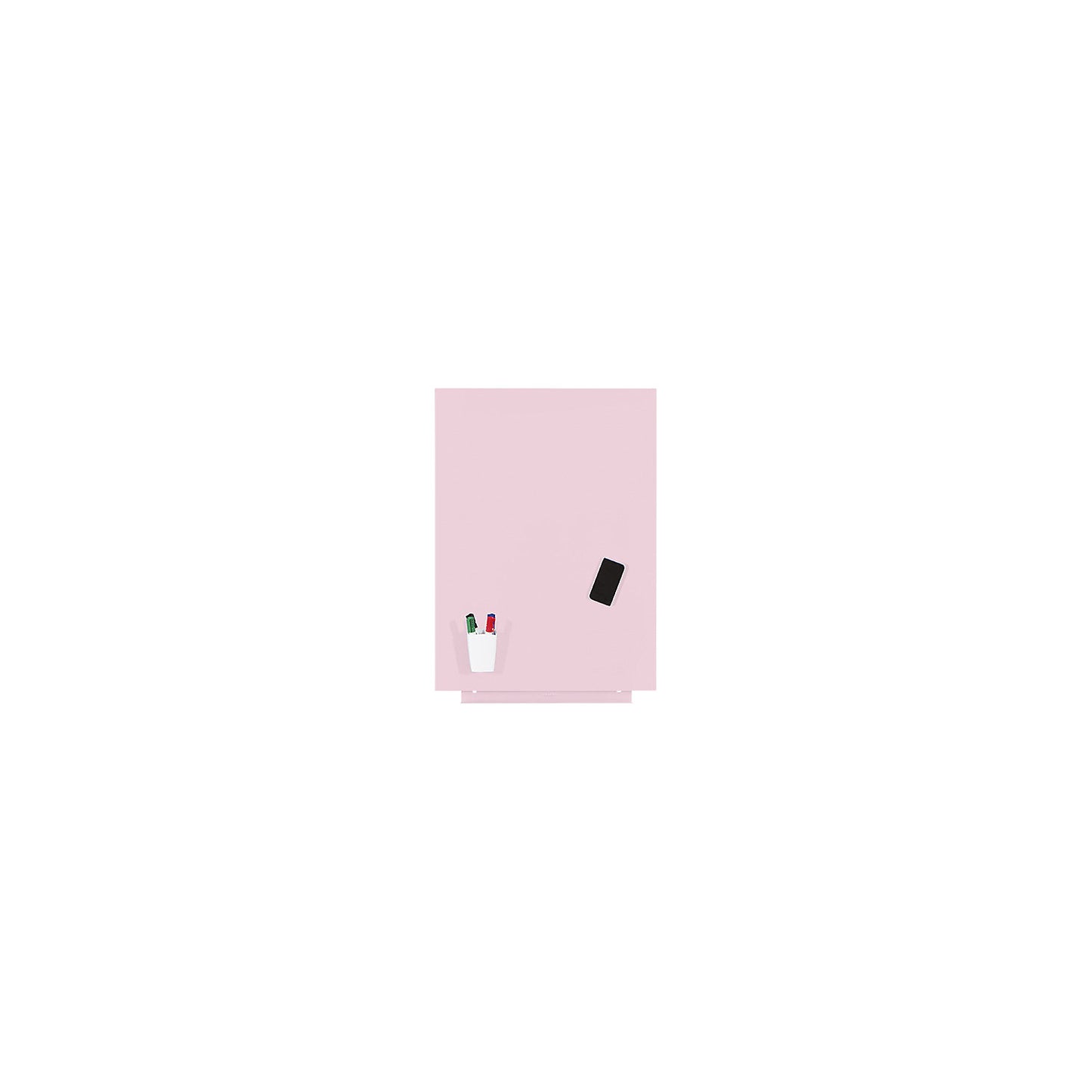 Skincolor whiteboard, BASIC version - sheet steel, painted, WxH 750 x 550 mm, pink.