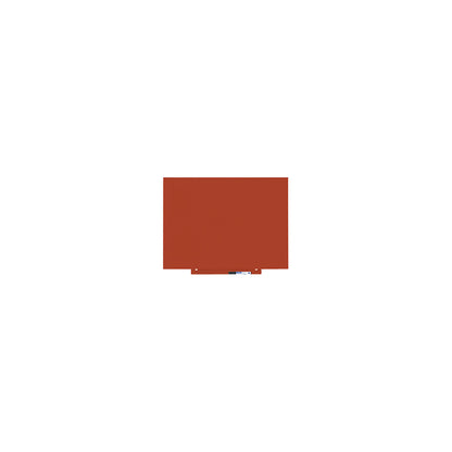 Skincolor whiteboard, BASIC version - sheet steel, painted, WxH 750 x 550 mm, orange.