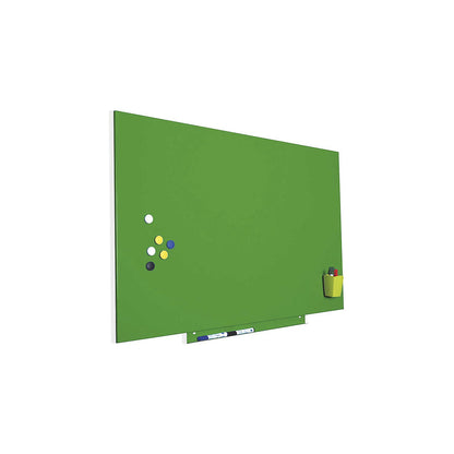 Skincolor whiteboard, BASIC version - sheet steel, painted, WxH 1150 x 750 mm, green.