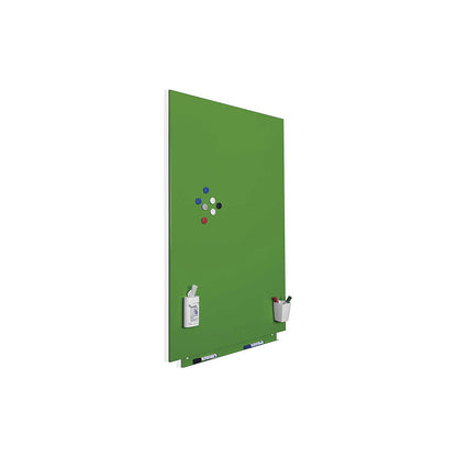 Skincolor whiteboard, BASIC version - sheet steel, painted, WxH 1500 x 1000 mm, green.