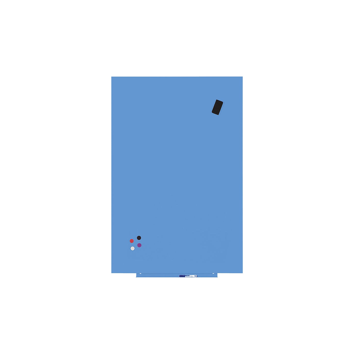 Skincolor whiteboard, BASIC version - sheet steel, painted, WxH 1500 x 1000 mm, blue.