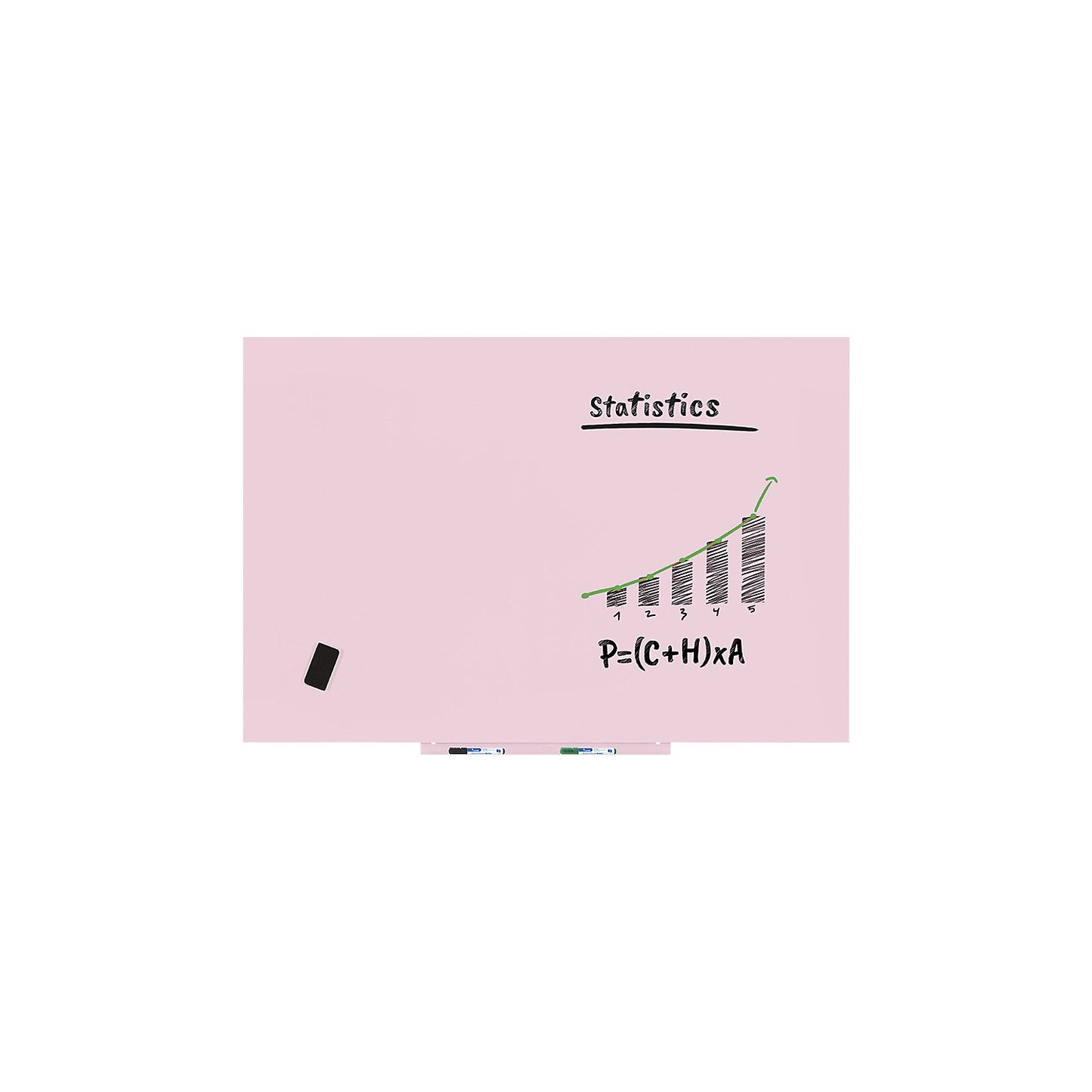Skincolor whiteboard, BASIC version - sheet steel, painted, WxH 1150 x 750 mm, pink.