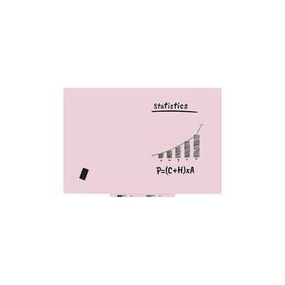 Skincolor whiteboard, BASIC version - sheet steel, painted, WxH 1150 x 750 mm, pink.