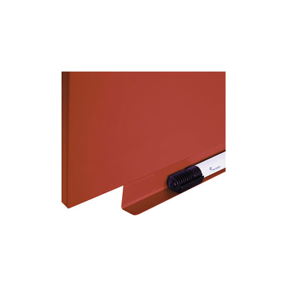 Skincolor whiteboard, BASIC version - sheet steel, painted, WxH 1500 x 1000 mm, orange.
