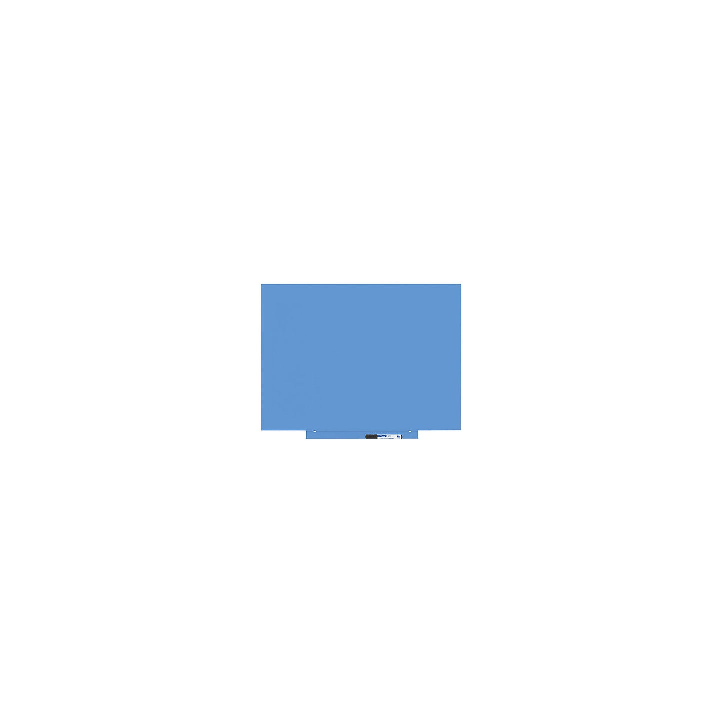 Skincolor whiteboard, BASIC version - sheet steel, painted, WxH 750 x 550 mm, blue.