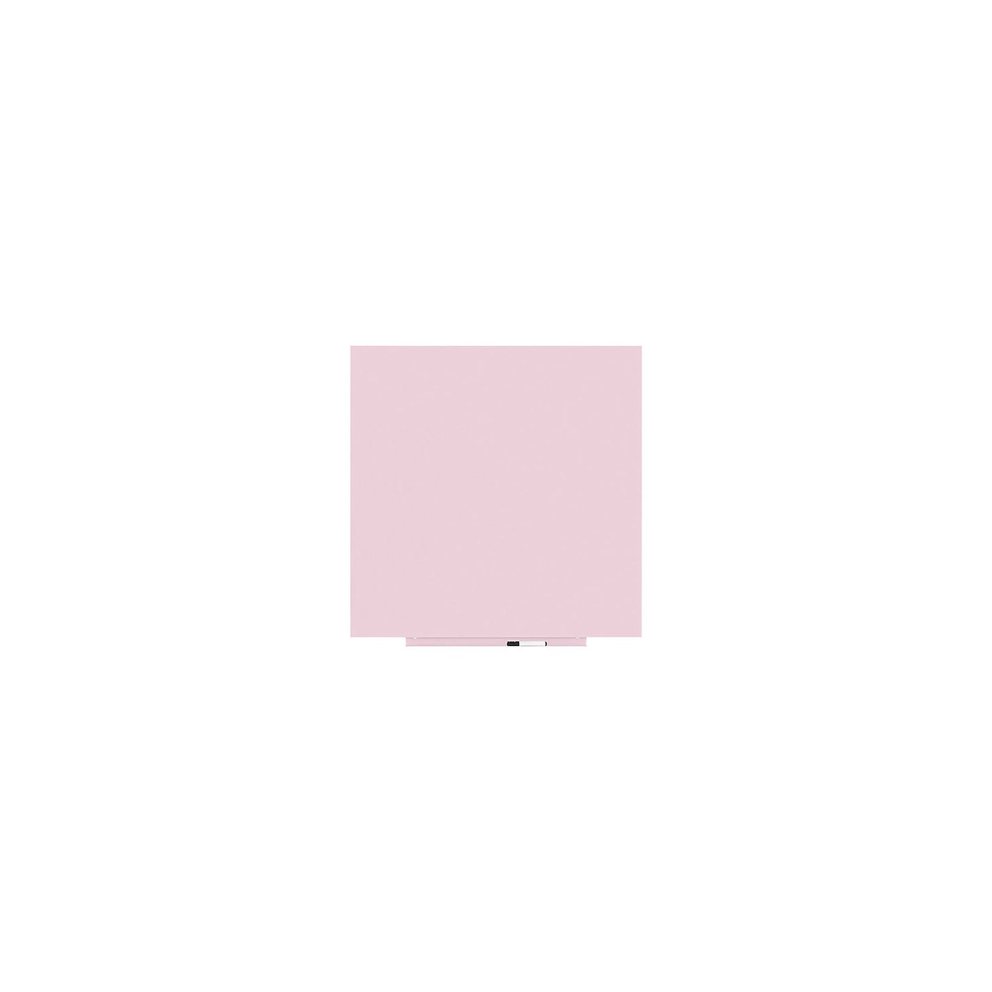 Skincolor whiteboard, BASIC version - sheet steel, painted, WxH 1000 x 1000 mm, pink.