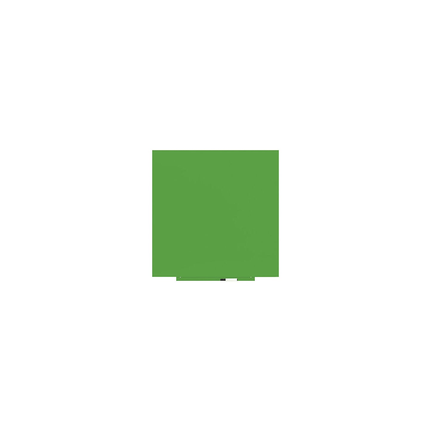 Skincolor whiteboard, BASIC version - sheet steel, painted, WxH 1000 x 1000 mm, green.