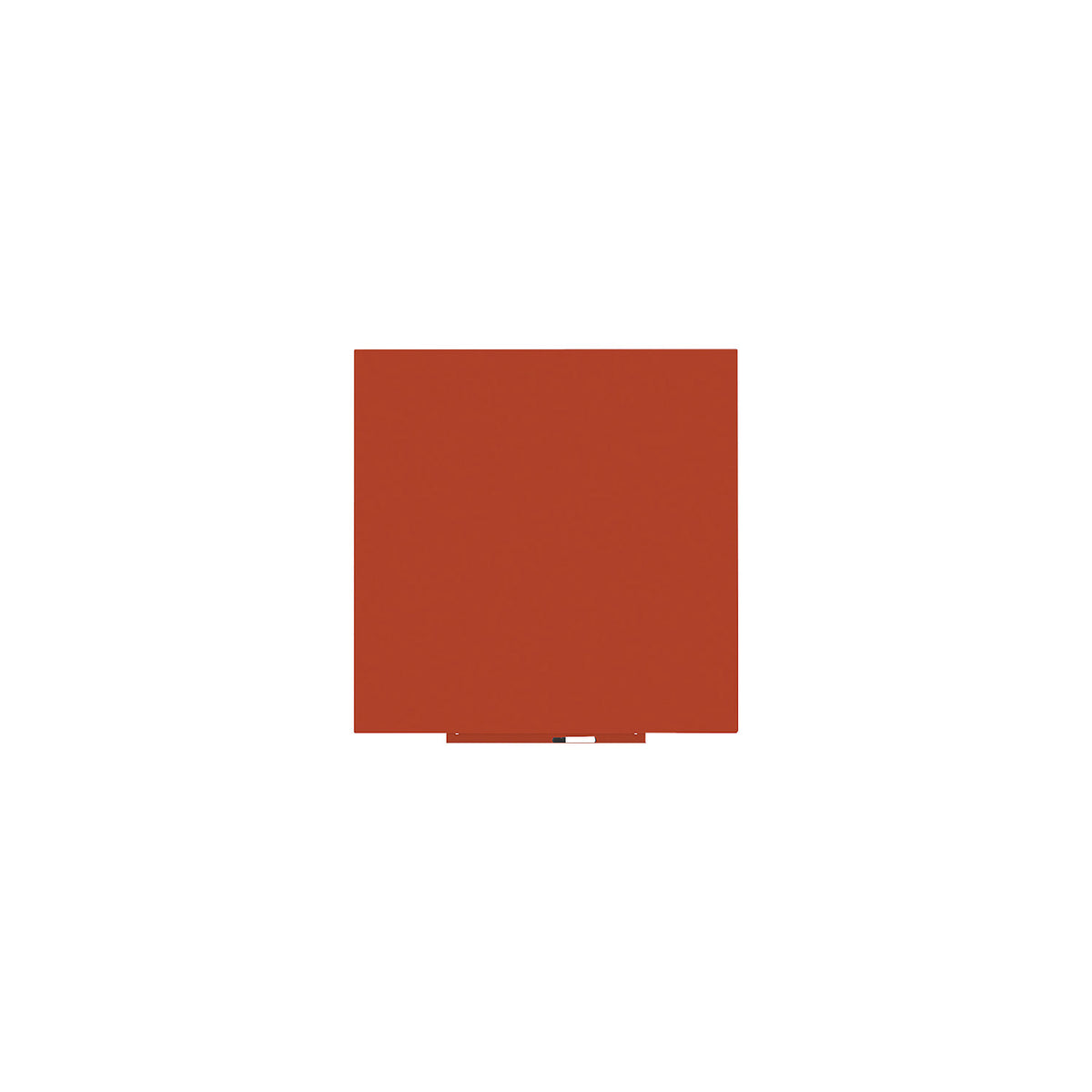 Skincolor whiteboard, BASIC version - sheet steel, painted, WxH 1290 x 1290 mm, orange.
