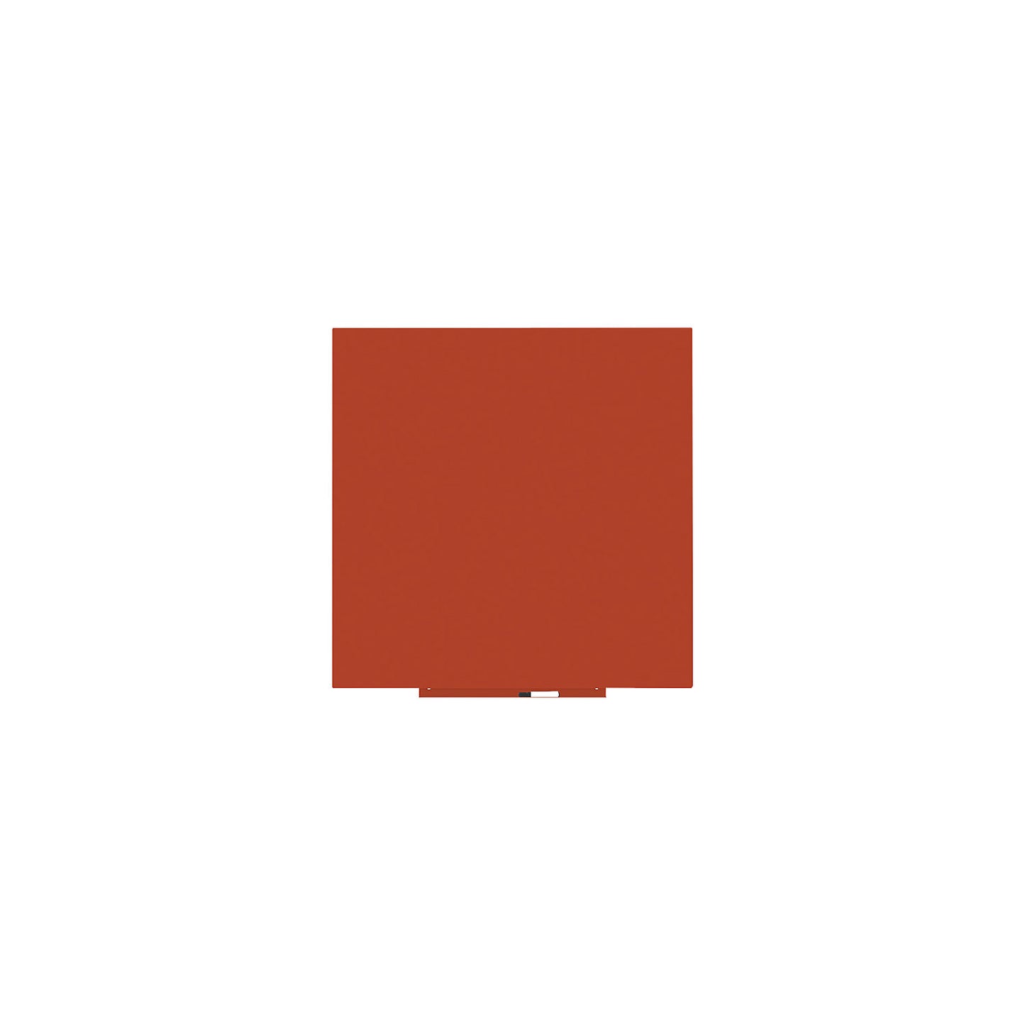 Skincolor whiteboard, BASIC version - sheet steel, painted, WxH 1290 x 1290 mm, orange.