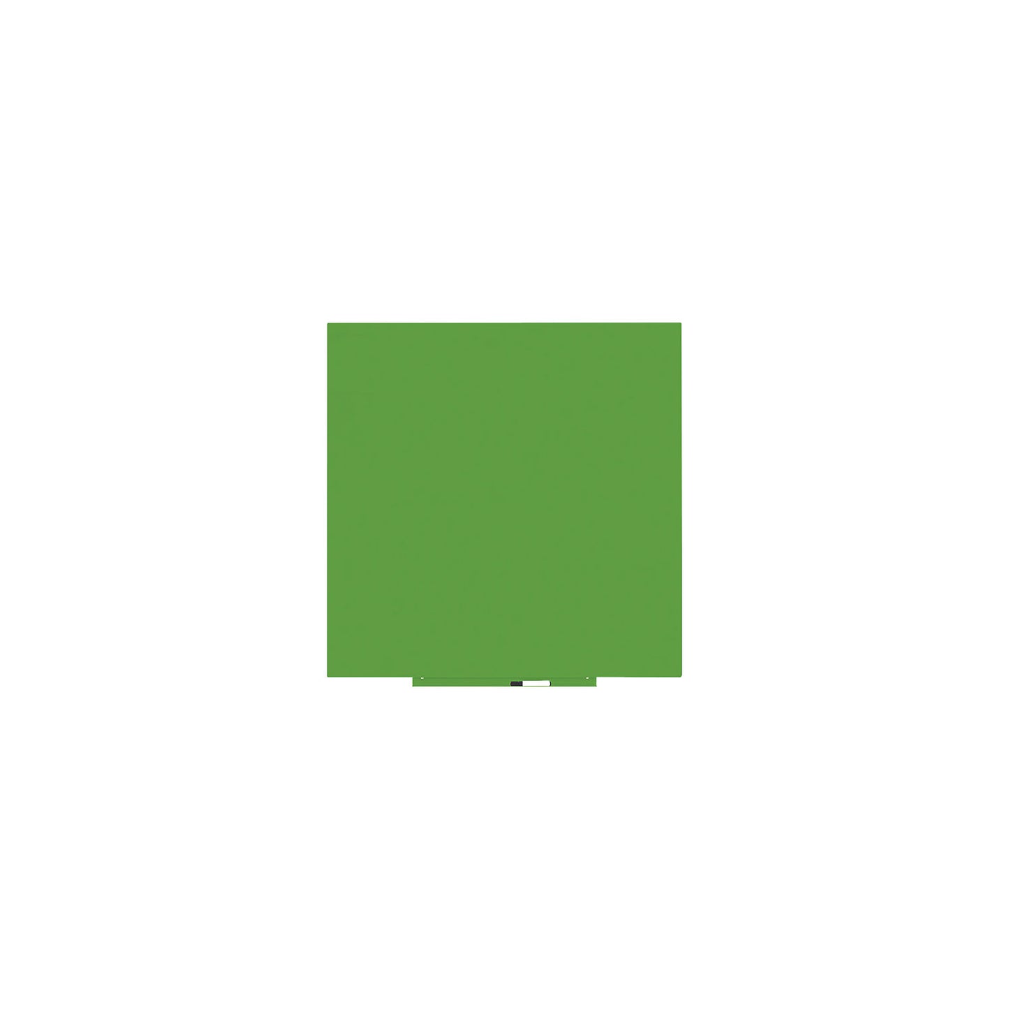 Skincolor whiteboard, BASIC version - sheet steel, painted, WxH 1290 x 1290 mm, green.