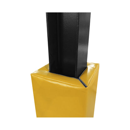 Column protection, soft, yellow, HxWxL 1100 x 250 x 250 mm.