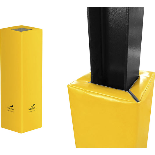 Column protection, soft, yellow, HxWxL 1100 x 300 x 300 mm.