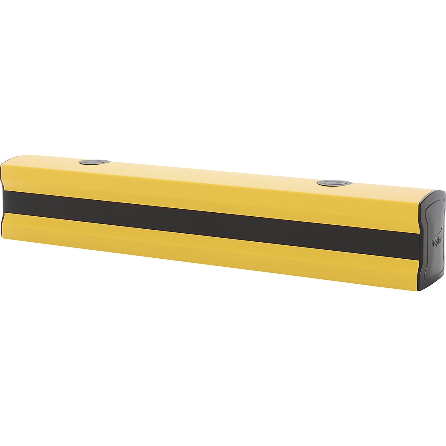 Floor rail barrier, yellow / black, HxWxL 180 x 150 x 1000 mm.