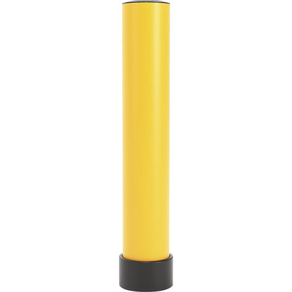 Crash protection bollard 125L, for charging stations, height 750 mm, yellow.