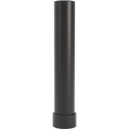 Crash protection bollard 125L, for charging stations, height 750 mm, black.