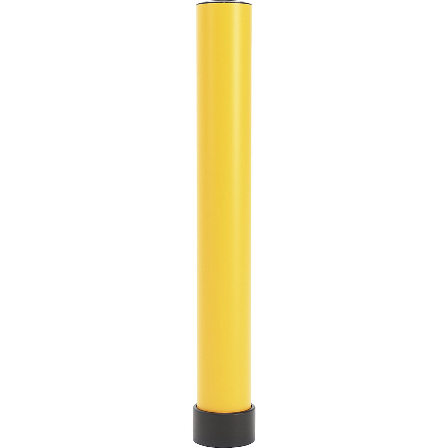 Crash protection bollard 125L, for charging stations, height 1000 mm, yellow.