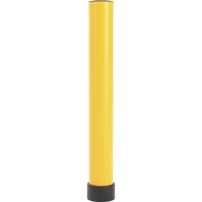 Crash protection bollard 125L, for charging stations, height 1000 mm, yellow.