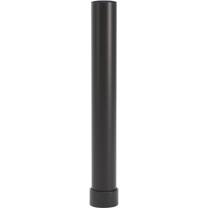 Crash protection bollard 125L, for charging stations, height 1000 mm, black.