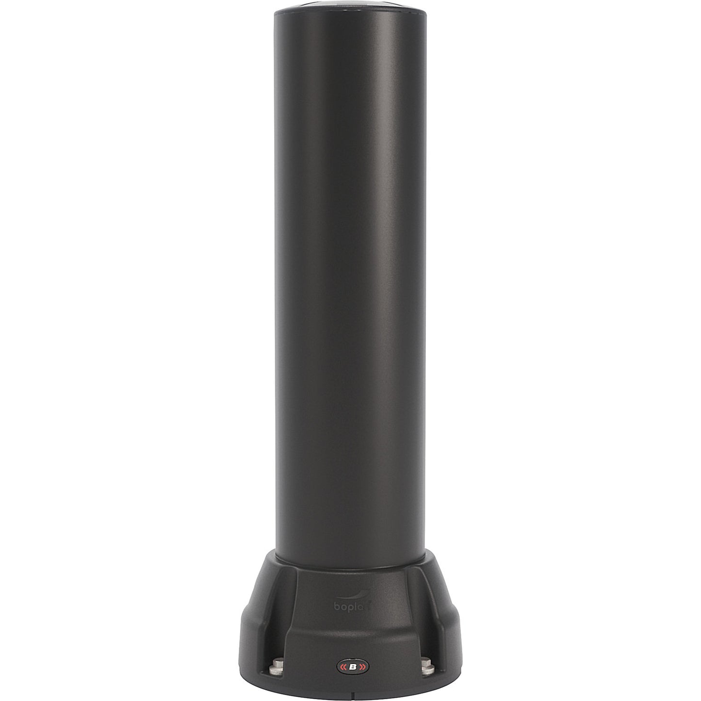 Crash protection bollard 170B, height 750 mm, black.