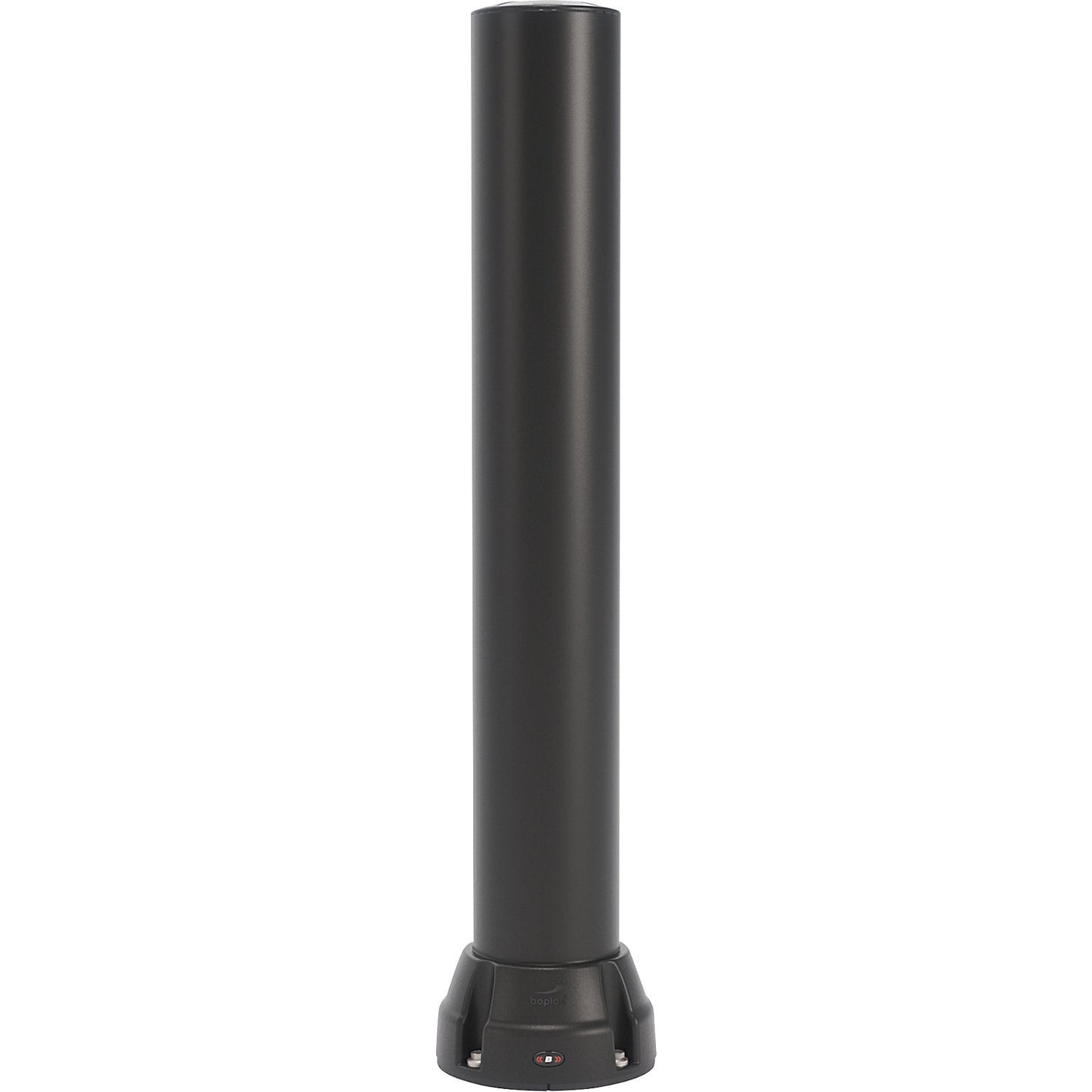 Crash protection bollard 170B, height 1200 mm, black.