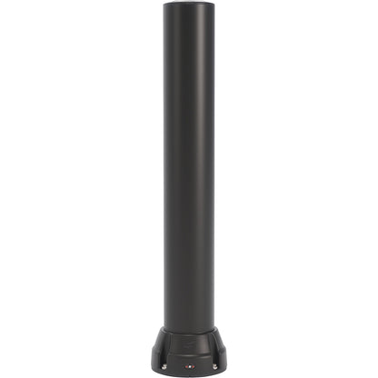 Crash protection bollard 170B, height 1200 mm, black.