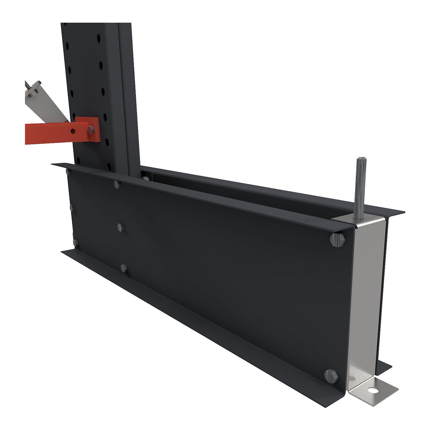 Igor end stop, for foot, height 100 mm.