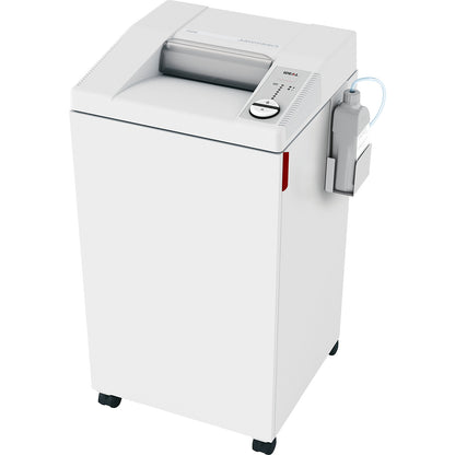 2604 CC document shredder with oiler, collection capacity 100 l, particles, 2 x 15 mm.