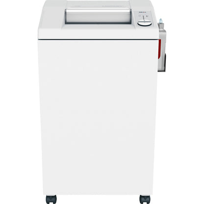 3104 CC document shredder with oiler, collection capacity 120 l, particles, 4 x 40 mm.