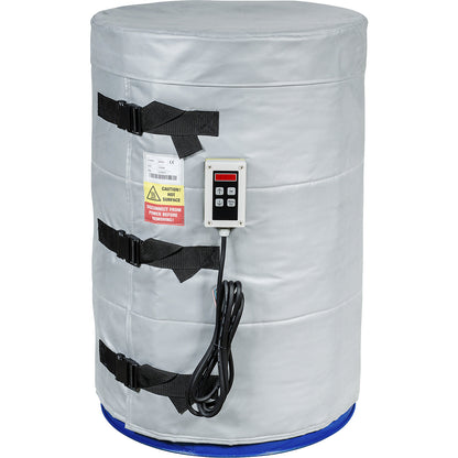 Drum insulation cover, for 200 - 220 l drums, max. 200 °C, silver.