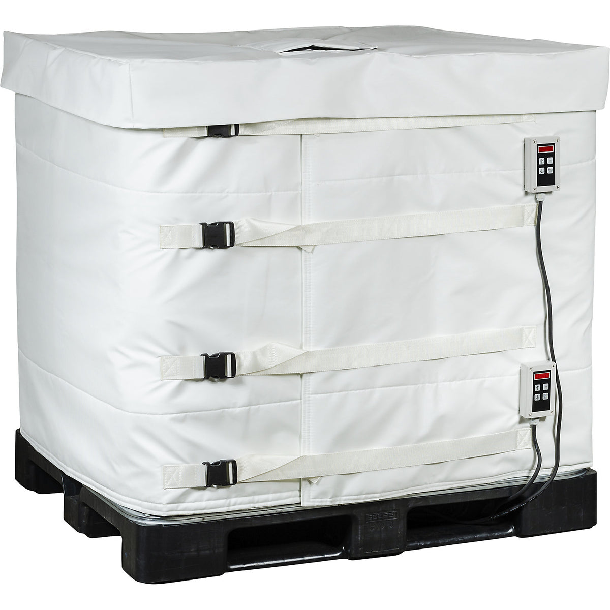 IBC insulation cover, for 1000 l IBC food and pharmaceuticals, white.