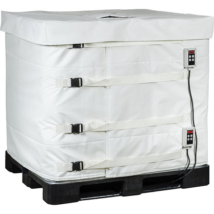 IBC insulation cover, for 1000 l IBC food and pharmaceuticals, white.