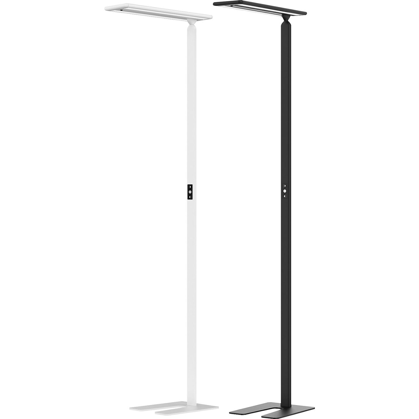 Larimar LED floor light, touch sensor, height 1997 mm, white.